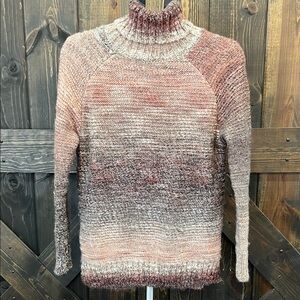 Prana Autumn Rein Turtleneck Tunic Sweater‎ Size S Wool Blend Charcoal Outdoors